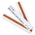C-Line Products C-Line 87627 Peel and Stick Repositionable Top-Load Label Holders  1 x 6  Clear  50 per Pack 87627